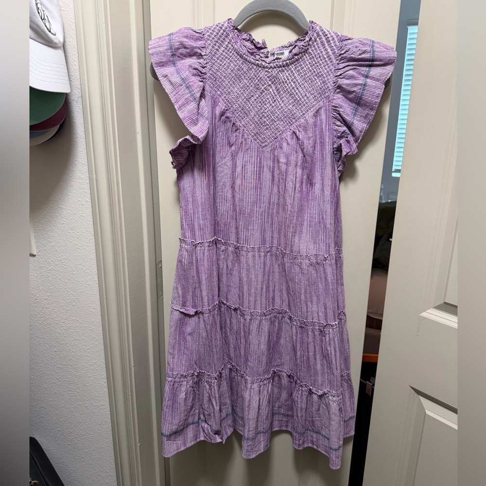 SAYLOR Lavender Textured Dress